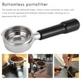 thumbnail image 2 of 58MM Bottomless Stainless Steel Professional Espresso Coffee Machine with Single and Dual Cups Filt, 2 of 5