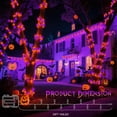 thumbnail image 3 of Orange Purple Halloween 33ft 100 LED String Lights Battery Operated, Dual Color Changing Fairy Lights Black Wire with Remote Timer Outdoor Indoor Twinkle Lights for Xmas Halloween Tree Party Decor, 3 of 17