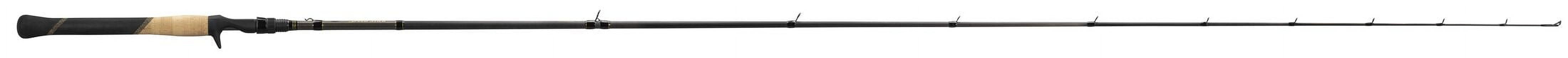 Team Lew's Custom Pro Casting Fishing Rod, 7-Foot Med Power All-Purpose Rod, Gray/Gold