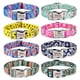 thumbnail image 2 of Adjustable Nylon Cool Dog Collar Custom Carved Name Phone Blue Pitbull Personalized Dog Collar Pet Dog Tag Printing Collar qym unisex, 2 of 2