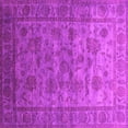 thumbnail image 1 of Ahgly Company Indoor Square Oriental Pink Industrial Area Rugs, 7' Square, 1 of 4