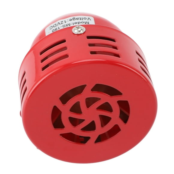 Sirena de Zumbador de Bocina de Motor Mini de 110 dB, Alarma de Zumbador de Sonido de Bocina de Cobre de Hierro Sirena Estroboscópica de Advertencia Eléctrica para Fábrica,