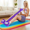 thumbnail image 2 of CY5O5ee Pedal Resistance Band with Handle, Elastic Pull Rope Fitness, Multifunction for Foot Pedal Pull, Back Stretch & Chest Expand, Stretching Workout Fitness Bands, 2 of 7