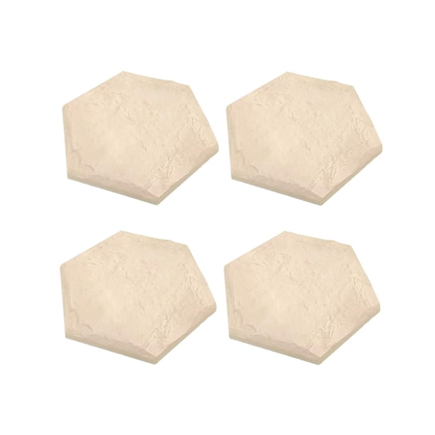 4x Piedras para jardín, decoración de jardín, camino fácil de instalar con suelo 45x39x22cm
