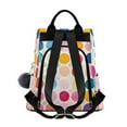 thumbnail image 2 of FORMRS Women's Travel Backpack Purse Anti-theft Hidden Pockets Casual Shoulder Bag, Colorful Circles, 2 of 7