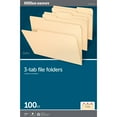 thumbnail image 4 of Office Depot File Folders, 1/3 Cut, Legal Size, 30% Recycled, Manila, Pack Of 100, 810846, 4 of 6