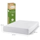 thumbnail image 2 of SNOOZELLE COMFORT Colchón Matrimonial Memory Foam de Té Verde en Caja, 25cm de Alto, Firmeza Media, Esencia Natural Relajante, Alivia Puntos de Presión, Ayuda a conciliar el sueño (137x190x25), 2 of 6