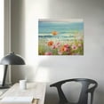 thumbnail image 3 of Nawypu  Beach Colorful Flower Canvas Paintings Poppies Wall Art Pictures Bloosom Floral Framed Artwork Prints Modern Landscape for Living Room Bedroom Kitchen Office Home Decor, 3 of 4
