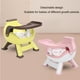 thumbnail image 3 of Silla de Comedor para bebé con Respaldo Cojín Acústico Protección de la Columna Vertebral Silla de Alimentación de Plástico para el Suelo para Niños para que su bebé ANGGREK Otros, 3 of 8