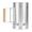 Silver, variant on OIUR Charcoal Chimneys Starter Extra Large Capacity Small Chimneys with Wooden Handle for Charcoal Grill And BBQ