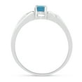 thumbnail image 5 of 14k White Gold Oval Aquamarine Ring, 5 of 6
