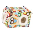 thumbnail image 2 of Hamaca para pájaros de invierno, cabaña para pájaros, escondite, tienda cálida, cama, nido para pájaros, casa para cacatúas, guacamayos, periquitos, S, 2 of 8