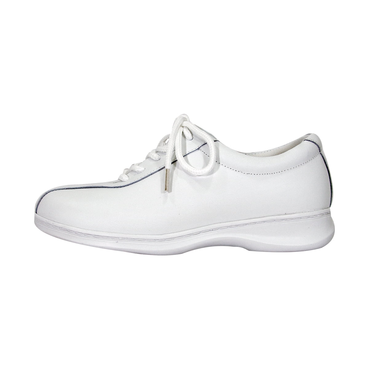 24 HOUR COMFORT Alana Wide Width Classic Oxford Lace-up Shoes WHITE 12