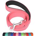 thumbnail image 1 of LAICAIW 4FT Reflective Dog Leash with Soft Padded Handle for Training,Walking Lead for Medium & Small Dogs,3/4 Inch Wide,Neon Pink, 1 of 6