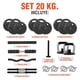 thumbnail image 2 of Mancuernas Ajustables Set 20 Kg Altera Para Ejercicio Gym, 2 of 8