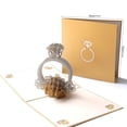 thumbnail image 3 of Yihuala Sustainable Recycled Paper 3D Popup Greeting Card for Valentines Day Personalization Romance Surprise, 3 of 9