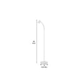thumbnail image 5 of Benzara BM240393 Lampadaire avec Col de Cygne Réglable et Pliable&44; Blanc, 5 of 5