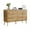 Natural, variant on Lecut Dresser for Bedroom with 6 Drawers, Wide Modern Chest of Drawers with Metal Handle, Wooden Dresser TV Stand, Wood Closet Clothes Storage Organizer for Living Room, Hallway