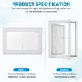 thumbnail image 3 of House Window 32 x 41 x 4 Inch, 4 Gear Opening Position Adjustment Roof Window, 5 Mm Reinforced Glass Casement Window with Pull Down Magnetic Mesh, Sliding Window for House, 3 of 5