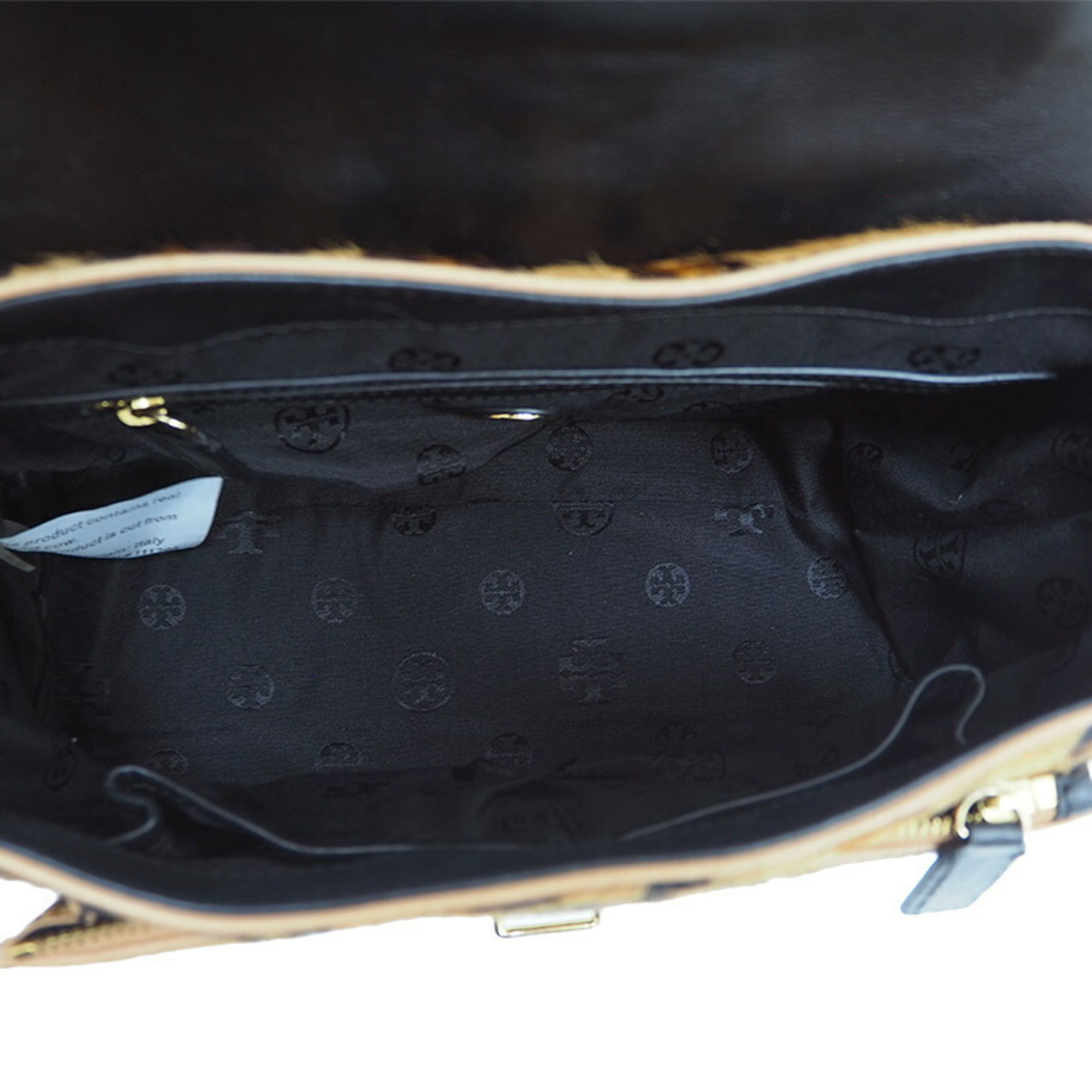 Authenticated Used Tory Burch Harako Leopard handbag 2WAY shoulder bag  leopard print 