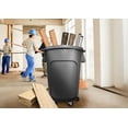 thumbnail image 3 of 32 gal Waste Container Grey, 3 of 3