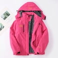 thumbnail image 4 of Winter Women's Windproof Oversized Snowsuit Thickened Warm Jacket Outdoor Cold Weather Coat, 4 of 9