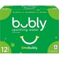 thumbnail image 1 of Bebida de agua con gas Bubly Lime, latas de 355 ml, paquete de 12, lima, 4260 mililitros, 1 of 5