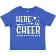 thumbnail image 3 of Inktastic Here to Cheer Cheerleading with Arrow and Stars Boys or Girls Toddler T-Shirt, 3 of 5