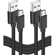 10FT Micro USB Power Cable 2 Pack for Amazon Fire TV Stick, Roku Streaming Stick, Express Plus, Premier Plus, Voice Remote Pro, Chromecast, Kindle Fire 10 Tablet Long Charger Cord