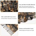 thumbnail image 5 of FORMRS Womens Scarf Winter Soft Long Big Warm Shawls Wrap Tassel Scarves, Metallic Flower, 5 of 9