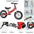 OHIIK Balance Bike 2 in 1 for Kids 27 Years Old,Balance to Pedals Bike