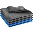thumbnail image 1 of Chiffons de Verre en Microfibre de Carbone Premium pour Le Nettoyage Professionnel des vitres/miroirs/- Chiffon de Polissage avec Une Combinaison de Fibres Incroyablement Blue and Grey 4040cm,Versaill esquí esquí Gafas de esquí, 1 of 5