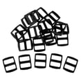 thumbnail image 2 of Juego de 20 piezas de plástico para mochila, correa deslizante, hebilla deslizante, soporte para cinturón Negro kusrkot Hebilla de correas de mochila Hebillas, 2 of 8