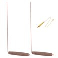 thumbnail image 4 of KAKOWELY 1 Set Copper Dowsing Rods Kit For Spiritual Use And Treasure Hunting Portable Divining Tools For Water And Energy Seeking Handheld Metal Detector Wand Chain Style Random,12.2X"X4.72"X0.79", 4 of 5