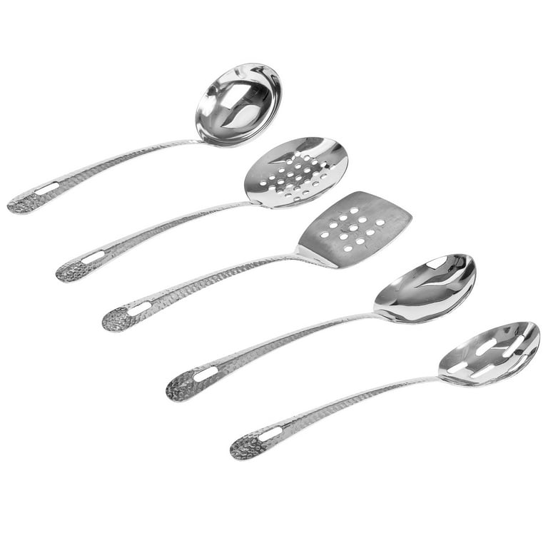 NIITAWH 304 Stainless Steel Kitchen Utensils, 9 PCS Metal Cooking Utensils  Set, Solid Spoon, Slotted…See more NIITAWH 304 Stainless Steel Kitchen