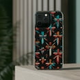 thumbnail image 3 of DistinctInk Hybrid (Acrylic / TPU) Clear Slim Fit Case for Apple iPhone 14 Pro (6.1" Screen) - "Vivid Contrast: Bold Christian Crosses Pattern", 3 of 8