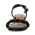 thumbnail image 4 of XYD Women Square Open Toe Comfy Sandals Chunky Low Heels Ankle Strap Daily Summer Shoes Size 7 Black, 4 of 4