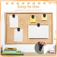 thumbnail image 3 of Cubicle Clips for Fabric Walls - 75 Pcs Cubicle Hooks for Office Photos, Notes, Memos - Standard Size Partition Fabric Panel Wall Clips for Organizing and Displaying, 3 of 6