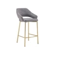 thumbnail image 2 of Banco Kessa Muebles Melanka Gris y Oro, 2 of 2