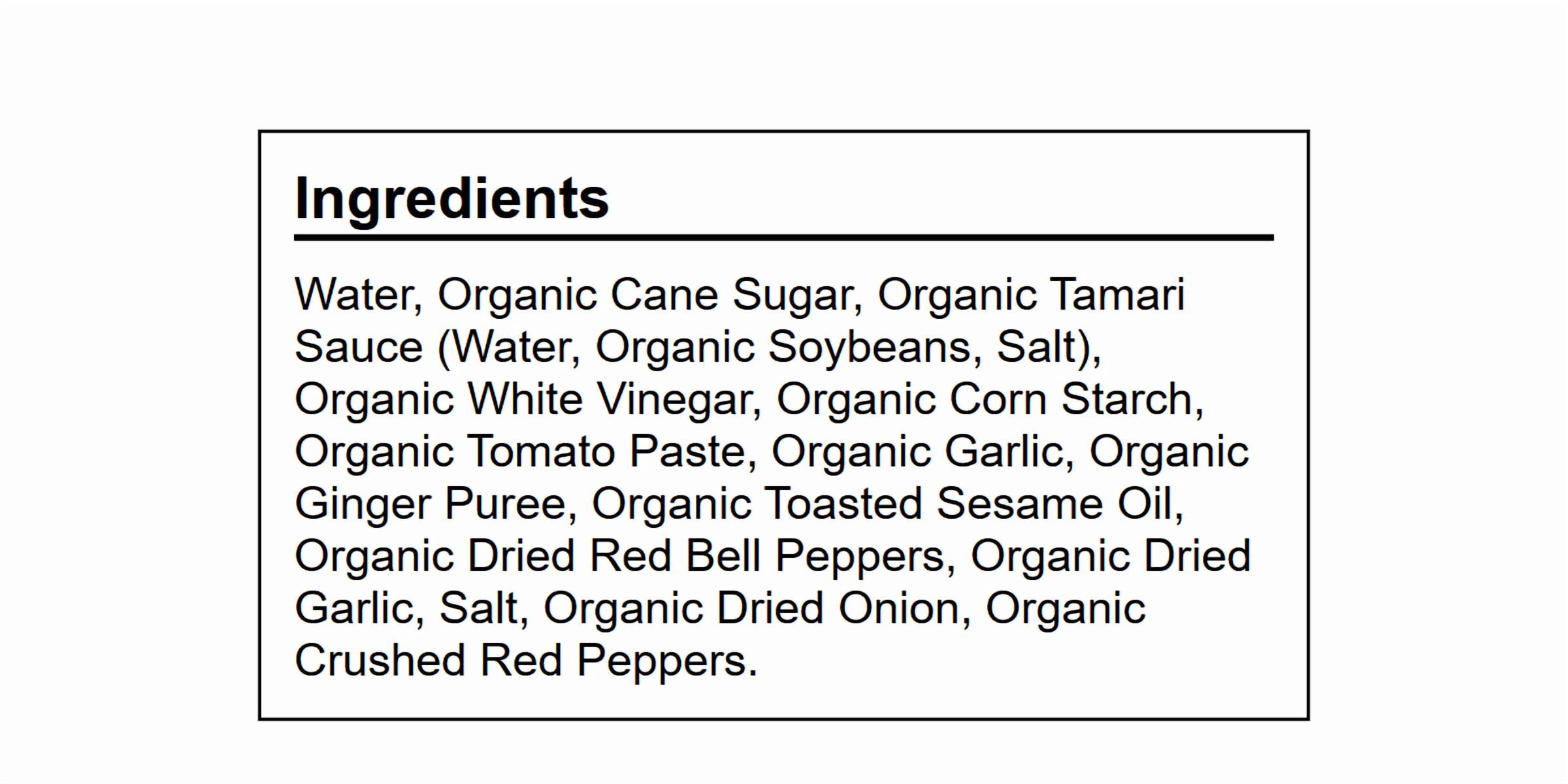 Sprouts Organic General Tso's Sauce 14.5 oz (Pack of 3)