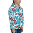thumbnail image 5 of Sikiie Hawaiian Style Zip Up Hoodie Teenage, hoodies for Teenage, Zipper Sweatshirt Jacket for Daily, Traveling-Medium, 5 of 6
