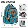 thumbnail image 7 of Jeiento Kids School Backpack 17 Inch Large Capacity Lightweight Water-Resistant Polyester Bookbag for 6-14 Year Old Boys Girls, Sport Dachshund School Daypack, 7 of 7