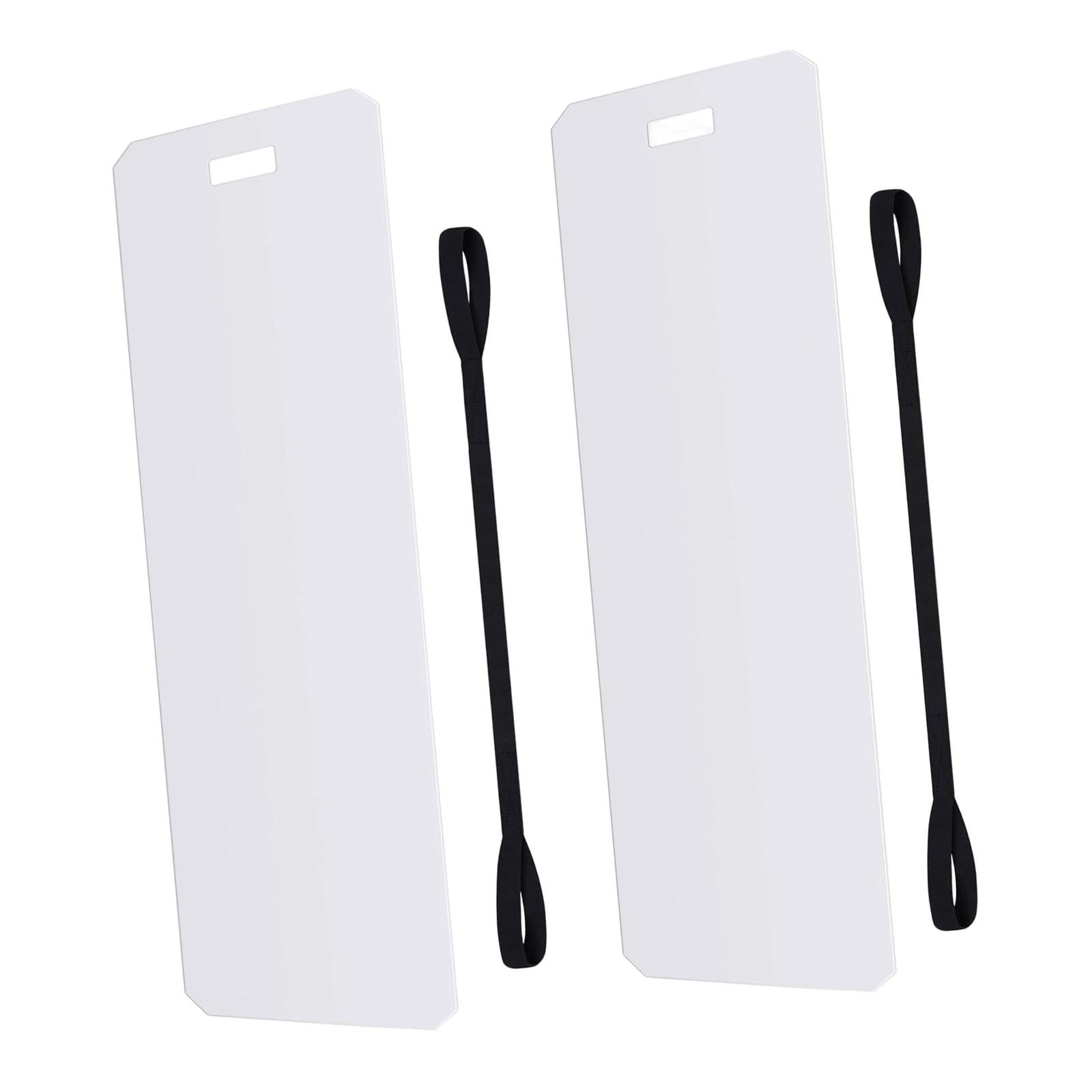 2 Sets Appliance Sliders with Pull Strap Lightweight Sliding Sheet for Tile and Hardwood Floor Protection