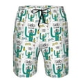 thumbnail image 3 of Goofa Hello Summer Printed Mens Swim Trunks Summer Quick Dry Short Beach Swimwear Bathing Suits-3X-Large, 3 of 9