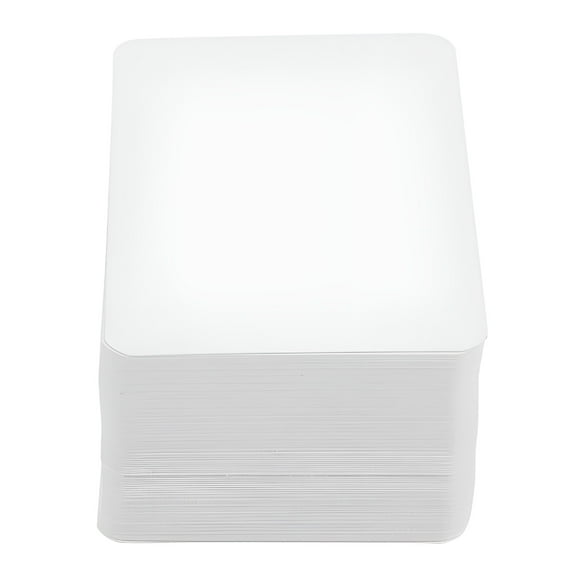 CCOCC Blank Playing Cards Multi-function Graffiti Business Paper White Coated 100 Pcs