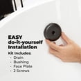 thumbnail image 4 of Lift And Turn Bathtub Tub Drain Assembly Conversion Kit Trim Waste And Single, 4 of 6