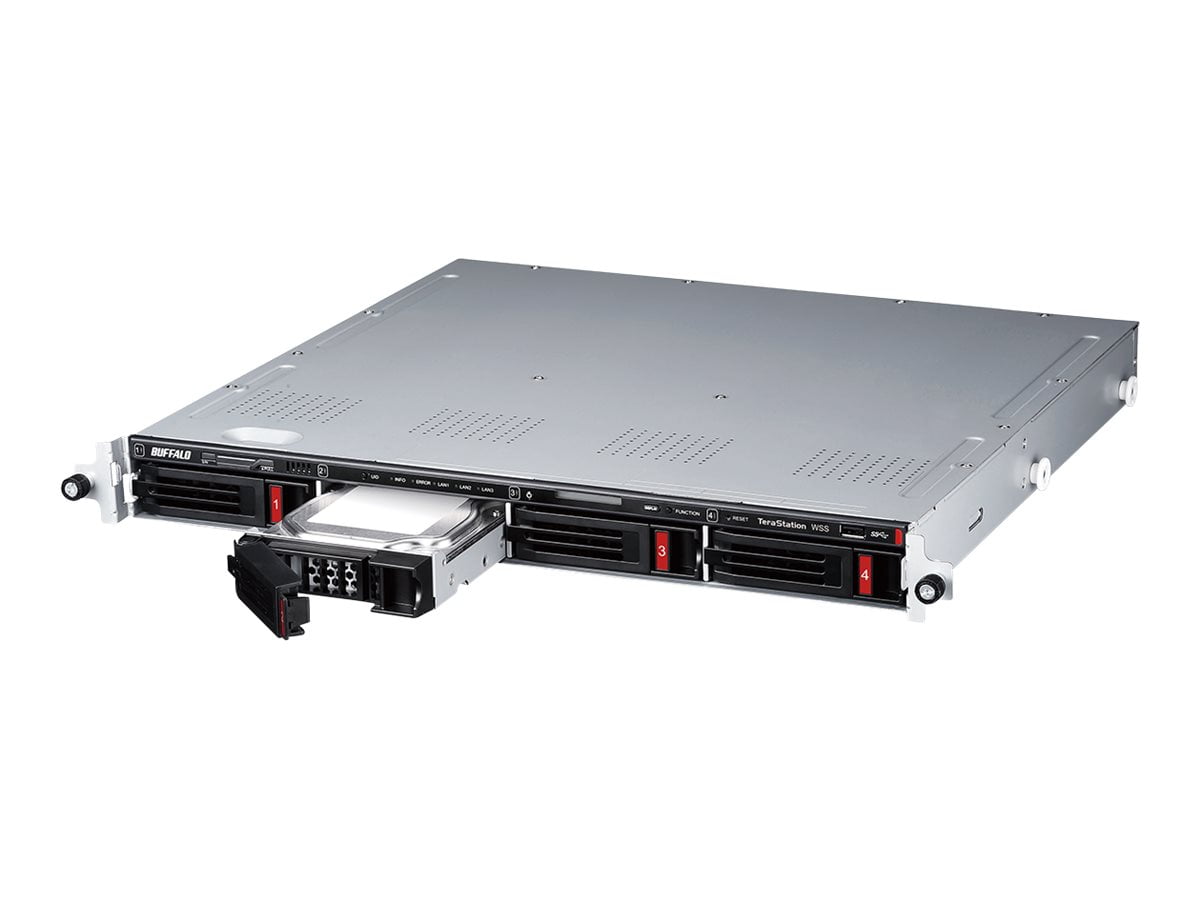 BUFFALO TeraStation WS5020 WSS NAS server - 32 TB - rack-mountable - SATA 6Gb/s HDD 8 TB x 4 RAID 0, 1, 5, JBOD - RAM 8 GB