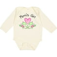 thumbnail image 3 of Inktastic Mimi's Girl- Heart Flowers Girls Long Sleeve Baby Bodysuit, 3 of 5