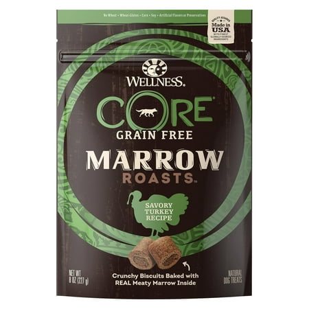 Roasted Turkey Recipe - Wellness Core Dog Food - Marrow Roasts Savory Turkey Recipe - pack of 8 - 8 Oz.