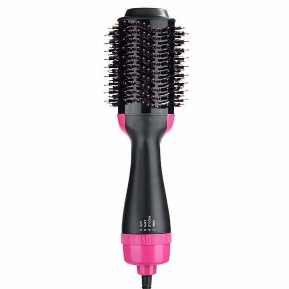 Hair Dryer and Hot Air Volumizer Brush One Step Tourmaline Blow Dryer Straightener Curling Brush 110V-130V 1000W